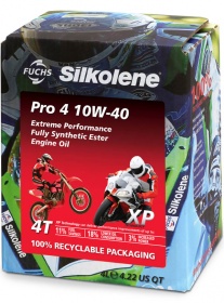 Silkolene Pro4 10W-40 XP Fully Synthetic Race Spec Oil